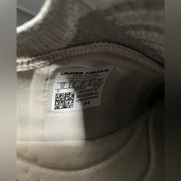 Under Armour HOVR Phantom 3 mens size 12 running training gym grey reflective - Picture 7 of 7